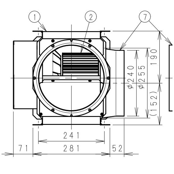 Panasonic（パナソニック） FY-23CG2 ダクト用送風機 ミニシロッコ 