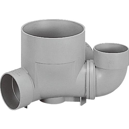 下水道関連製品＞ビニマス＞MX 100-200シリーズ 45度合流段差付(MX-45YS MX-45YS右100-200 Mコード：41103 前澤化成工業