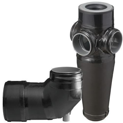 【法人のみ、メーカー直送のみ、代引き不可】 下水道関連製品＞排水特殊継手＞ビニコア ビニコア V43 Mコード：72002 前澤化成工業