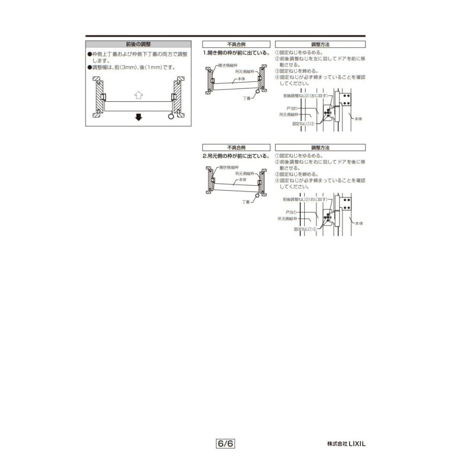 トステム netlv00123 室内窓用丁番下用（左） 室内ドア部品 リクシル