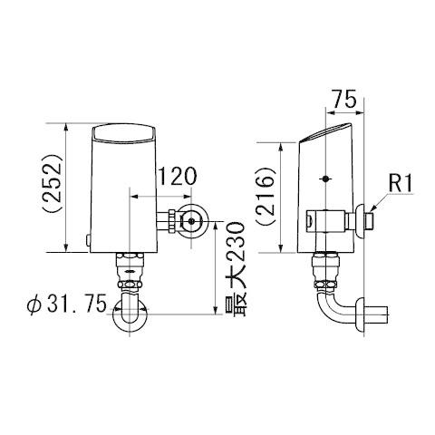 INAX（イナックス） 【受注生産4週間】OKC-A610K-C 大便器自動洗浄