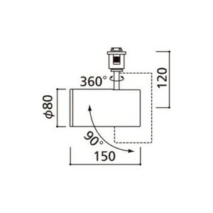 ODELIC（オーデリック） スポットライト 【OS256533R】【OS 256 533R