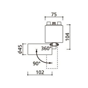 ODELIC（オーデリック） ベースライト 【OS256680BR】【OS 256 680BR