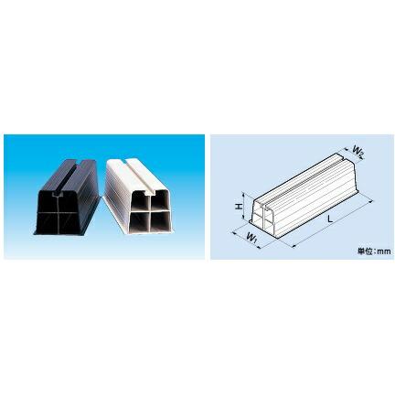 1個入り】PR-350N-L 因幡電工 プラロック エアコン架台 樹脂製