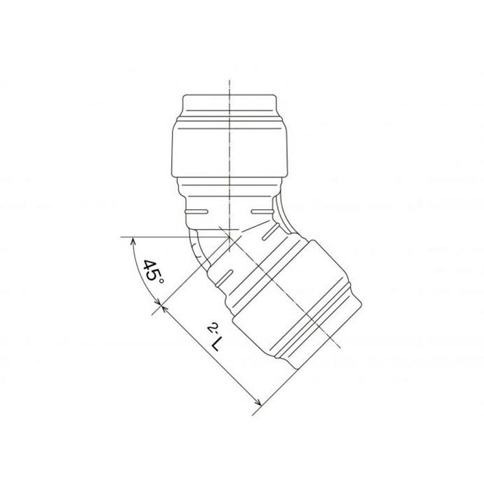 オンダ製作所 【RPL45-13】 13A（PEX・PB）×13A（PEX・PB） ダブル