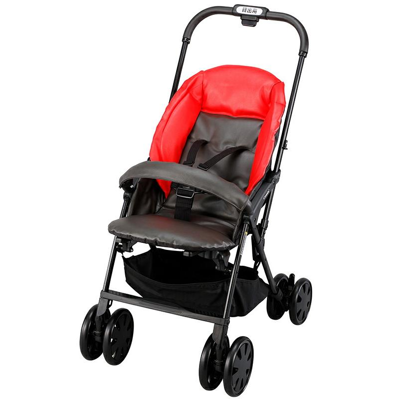 コンビウィズ】 施設用ベビーカー SC61 片手操作でラクラク開閉 ロング