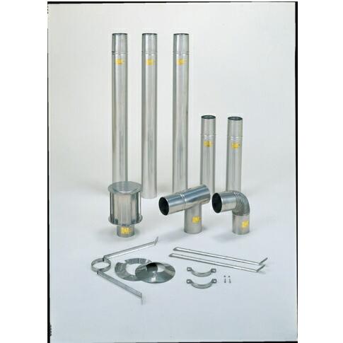 【1セット】SJ120B 排気筒ステン SUS304 CF (セット) 120φ用セット 単品ロット:1セット 東洋アルチタイト_5