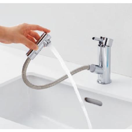 TOTO 洗面所用水栓金具 TLC32ERZ (寒冷地用) 台付シングル混合水栓