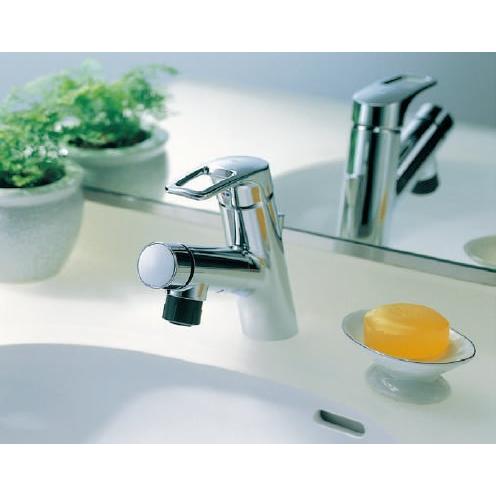 TOTO 洗面所用水栓金具 TLN32TEF 台付シングル混合水栓（ホース付き