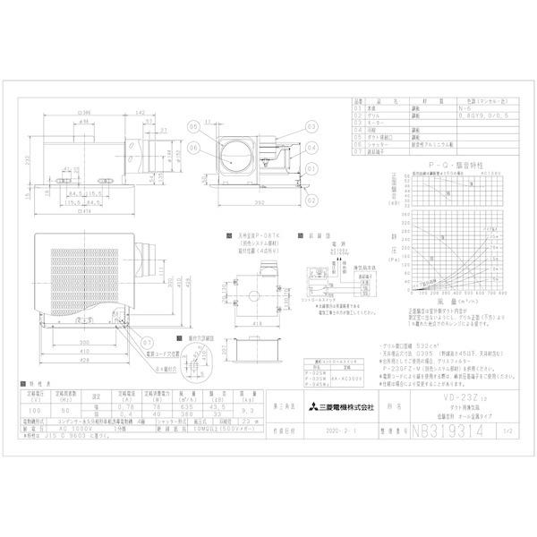 新しいコレクション 三菱 換気扇 ダクト用換気扇 Vd 23zph12 天井埋込形 Acモーター搭載 台所 湯沸室 厨房 金属ボディ Mitsubish ポイント10倍 Ihmc21 Com