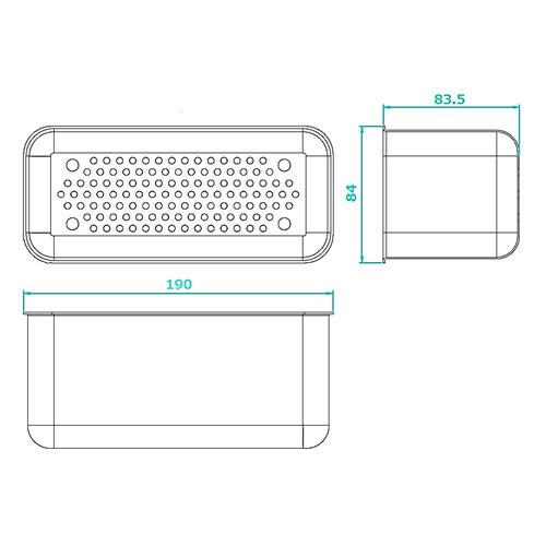 vfmlp リクシル・サンウエーブ ダストケース キッチン部品 純正品の画像