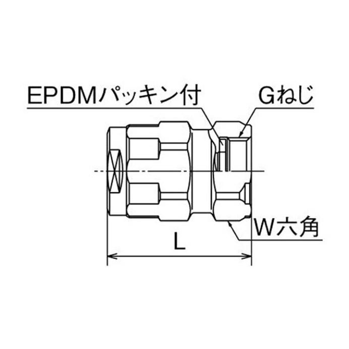 オンダ製作所 【WJ7A-2016-S】 アダプター G3/4×16A（PEX） ダブル