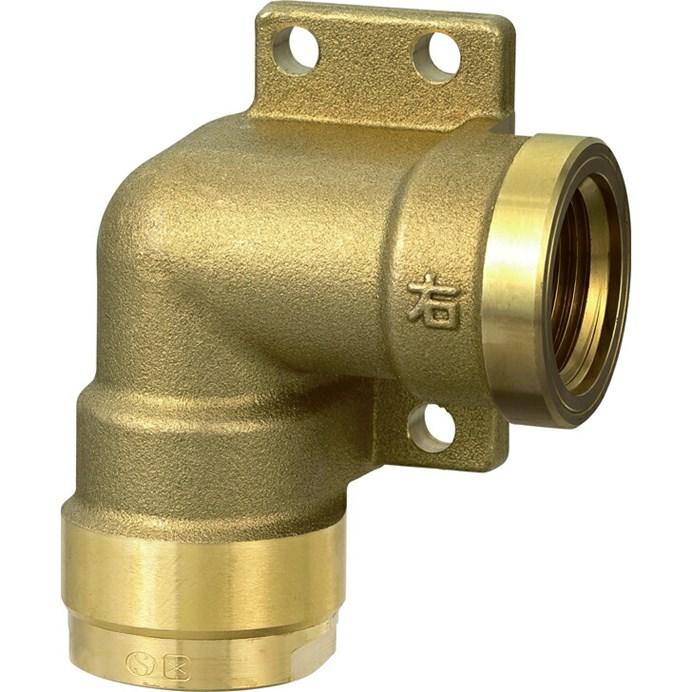 オンダ製作所 【WL36-1313-S】 右座水栓エルボ Rp1/2×13A（PEX・PB 