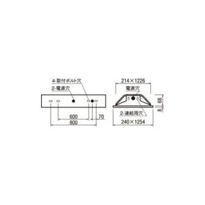 オーデリック ベースライト 【XD504005R4A】【XD 504 005R4A】【代引決済・後払い決済不可】の画像
