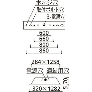 【代引・後払い不可】【XD566102R1M】オーデリック ベースライト LEDランプ 演色性(Ra)：94の画像