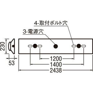 【代引・後払い不可】【XL501006R4B】オーデリック ベースライト LEDユニット 演色性(Ra)：94の画像
