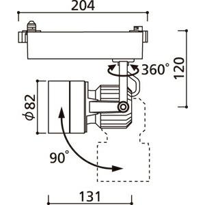 低価格ながら品質の良い 【代引・後払い不可】【XS412613】オーデリック　スポットライト LED一体型 演色性(Ra)：83