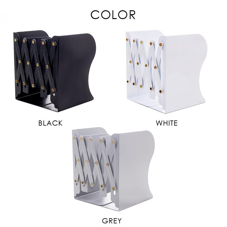 注目 ブックスタンド 卓上 本立て おしゃれ ブックエンド 倒れない スタンド 収納 リビング オフィス 本 新聞 ファイル ブラック ホワイト グレー Aynaelda Com