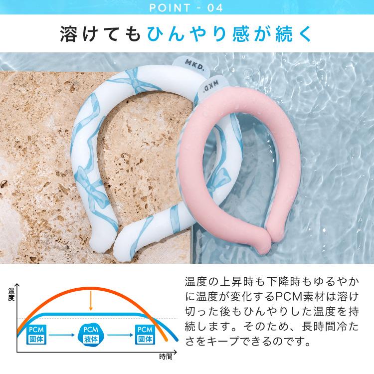 クールリング ネックリング 冷感リング 首 冷却 リング 24℃ 自然凍結 軽量 コンパクト Sサイズ Mサイズ 大人用 暑さ対策 ひんやり フェス |  | 31