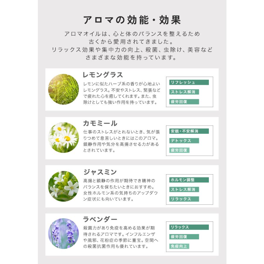 アロマディフューザー コードレス 水なし 水を使わない おしゃれ 加湿器 安い アロマランプ 充電式 加熱式 コンパクト 天然 木 LEDライト デスクライト |  | 14