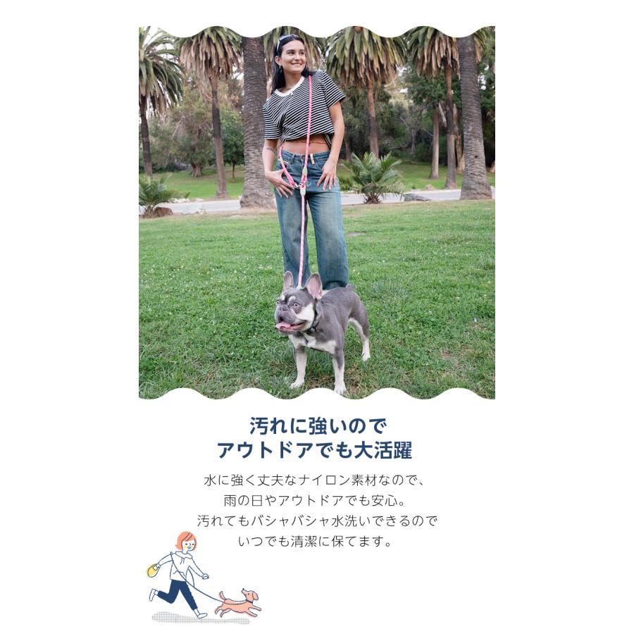 リード 犬 ハンズフリー 肩掛け 犬 斜め掛け ななめ掛け ショルダー ドッグ ランニング マラソン ハイキング フリーハンド 中型犬 大型犬 肩かけリード ペット |  | 10