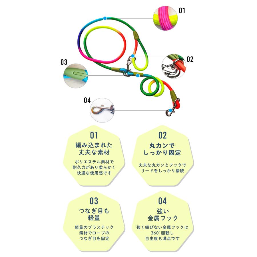 リード 犬 ハンズフリー 肩掛け 犬 斜め掛け ななめ掛け ショルダー ドッグ ランニング マラソン ハイキング フリーハンド 中型犬 大型犬 肩かけリード ペット |  | 12