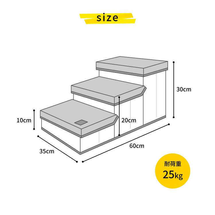 ドッグステップ 収納 ペットステップ ペット 階段 ステップ おしゃれ 3段 折りたたみ 犬用 猫用 ペットグッズ  スエード 不織布 小型犬 小動物 うさぎ |  | 14