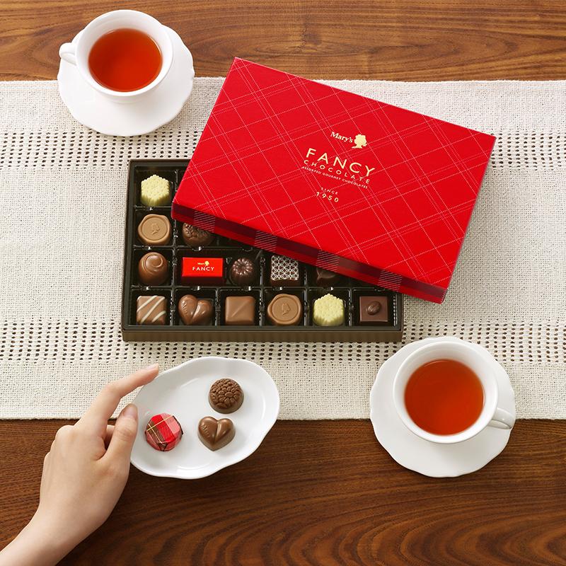 ギフト お菓子 贈答 ファンシーチョコレート 40個入 洋菓子 チョコレート 詰め合わせ 手土産 お土産 お祝い 内祝い お酒不使用|mary|02