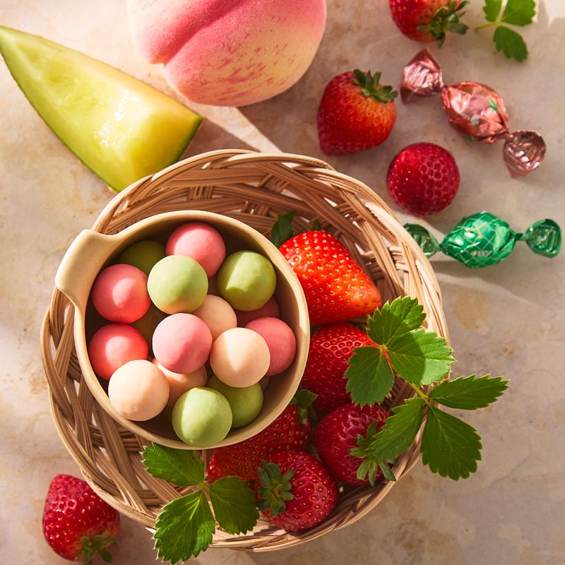メリーチョコレート はじけるキャンディチョコレート with FRUIT 24個