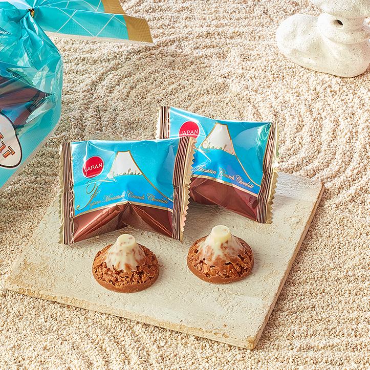 メリーチョコレート 富士山ミニチュアクランチチョコレート 5個入