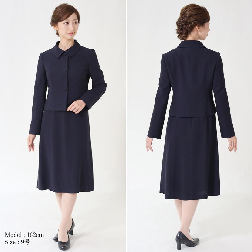 極美品♪TO BE CHICワンピーススーツ　濃紺10万円お受験卒業式入学式 お受験スーツ お受験 試験 入学式 卒業式 高級 日本製