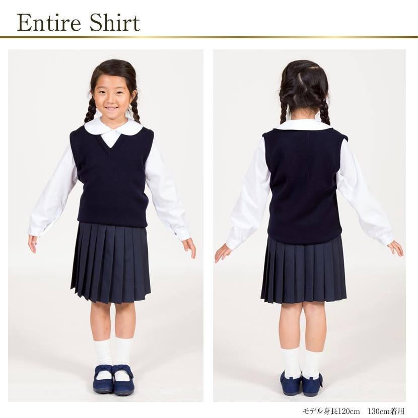 [値下げ] familiar お受験行動観察　グレーベスト＋シャツ　サイズ120 値下げ] familiar お受験行動観察 グレーベスト＋シャツ サイズ