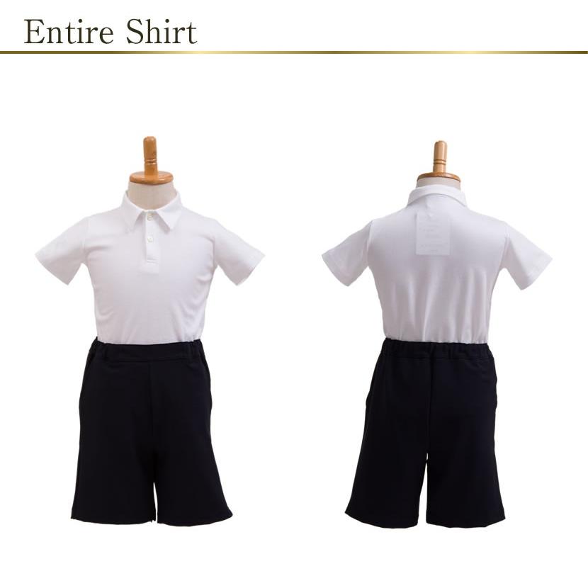 日本製 子供服 バミューダパンツ お受験 通学 通園 紺 120cm