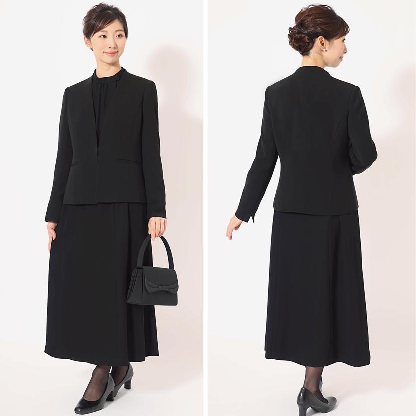 23区　リベコ　リネン100% 洗える　ロングワンピース　ブラック　40 MaryCoco 喪服 レディース 洗える ブラックフォーマル ノー