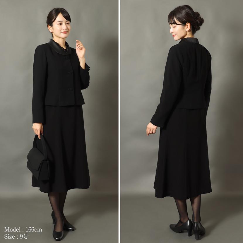 美品 大きいサイズ　Madame HIROKO ブラック　フォーマル コート 33178bk3.jpg