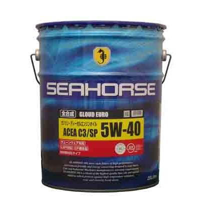 SEAHORSE　シーホース　グラウドユーロ　5W-40　SP/C3　20L　全合成油｜masa-oilshop