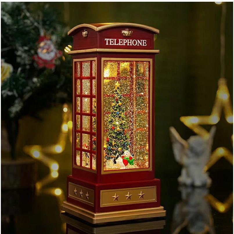 スノードーム クリスマスオルゴール メリーゴーランドオルゴール