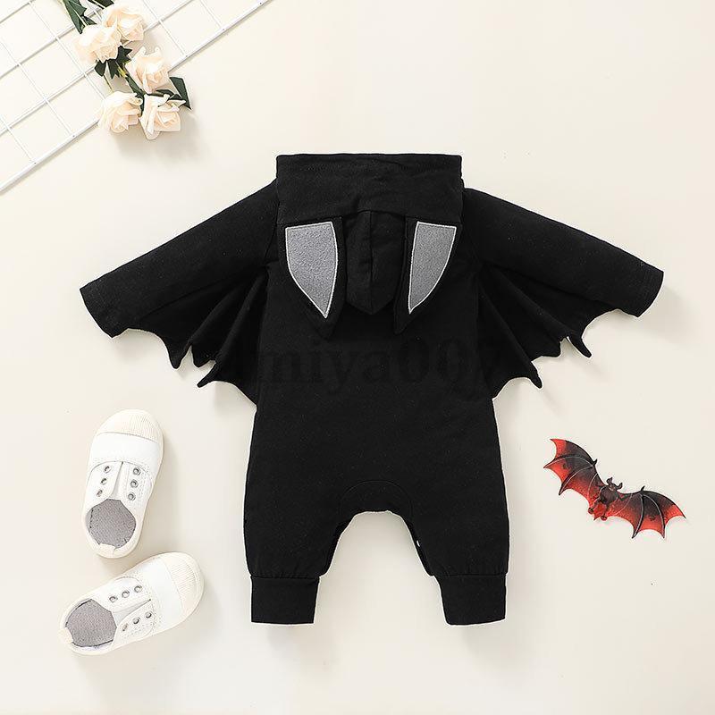 ハロウィン 衣装 子供 ベビー コウモリ ロンパース クリスマス