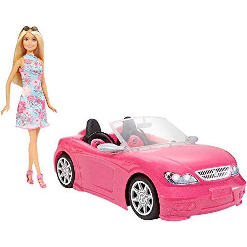 バービー Barbie バービーとおでかけ かわいいピンクのクルマ 着せ替え人形 ハウス 3歳 Fpr57 新年の贈り物