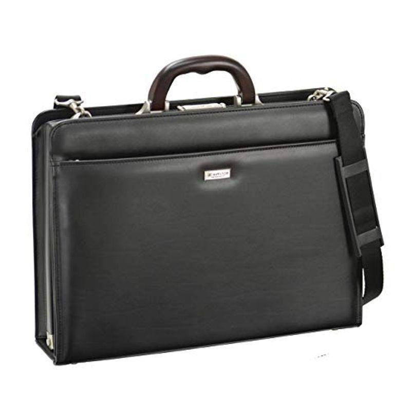 平野鞄 豊岡職人の技 国産 ダレスバッグ メンズ 天然木ハンドル 大開き B4 A4対応 42? 口枠 ビジネスバッグ ＋オリジナル高級ムー