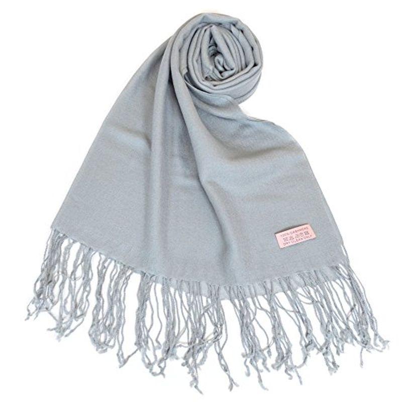 一部予約販売 カシミア100 ストール ラグジュアリー 薄手で暖かい 大判 グレー 全種類 レディース ストール 秋冬 ストール Acte Paris Org