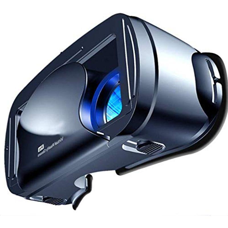グランドセール 5?7インチの大型スマホ対応 R-STYLE VRヘッドセット Bluet ブルーライトカットレンズ 瞳孔/焦点距離調節 VRゴーグル 3D イヤホンマイク、ヘッドセット