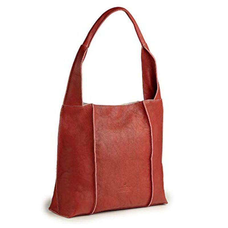 アルコロ ARCOLO 日本製 姫路レザー ワンハンドル セミショルダー トートバッグ … (テラコッタ)