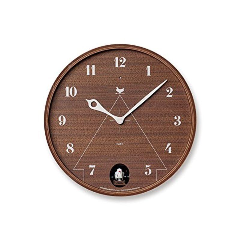 レムノス 掛け時計 パーチェ アナログ カッコー 木枠 茶 LC17-14 BW Lemnos