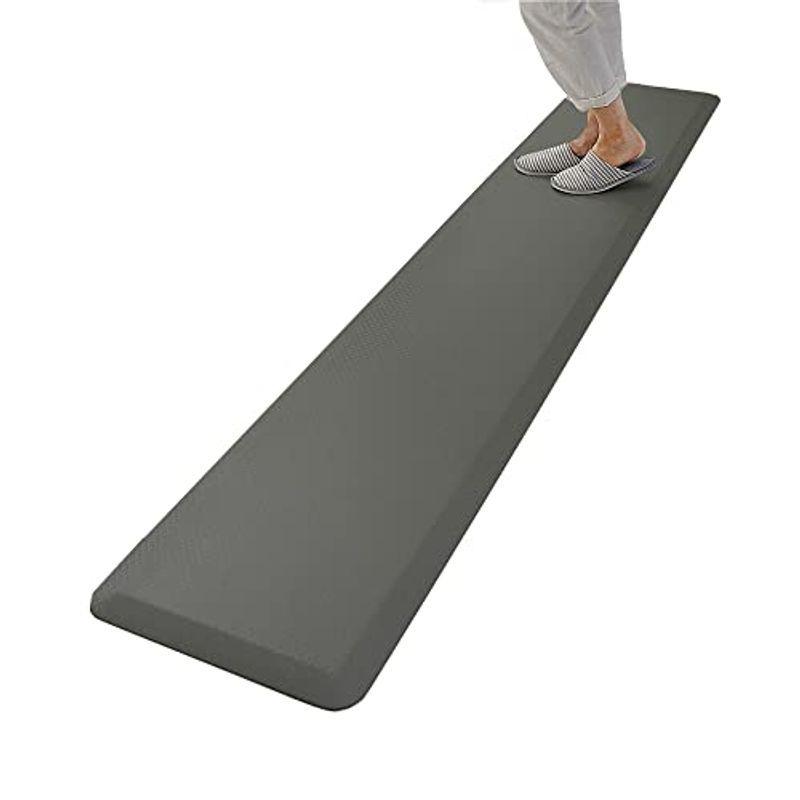 アシイイネ 疲労軽減マット 240cmサイズ 高反発 キッチンマット 拭ける 足が楽 衝撃吸収 長さ240cm×幅45cm×厚み2cm (4