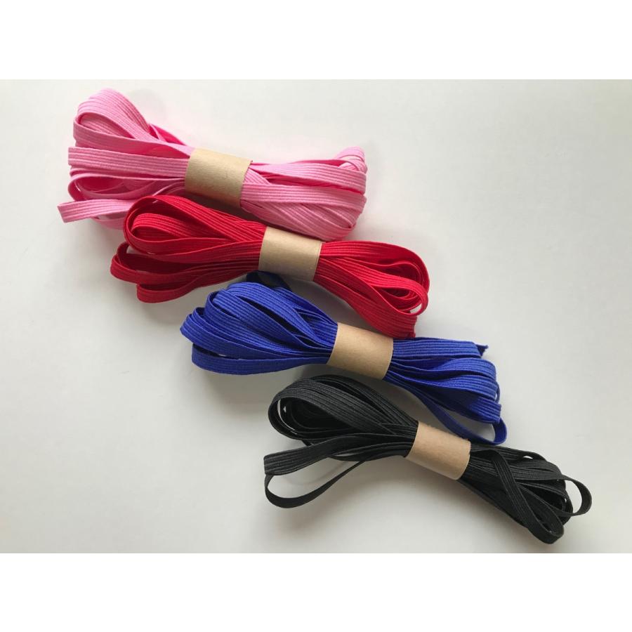 マスク カラー 平ゴム 5mm ３m巻 選べる 全４色 6コール 赤 ピンク 青 黒 マスクゴム ひも 手作り 手芸 材料 柔らかい ソフト 派手色 可愛い Msk 028 ダンス衣装 政吉masakichi 通販 Yahoo ショッピング