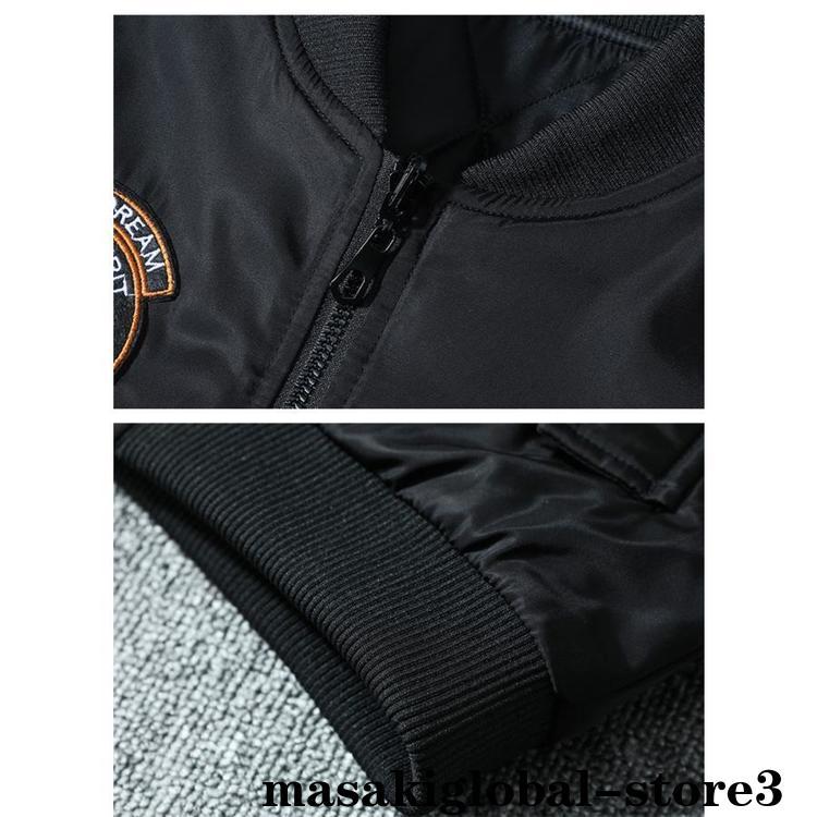 ジャケット メンズ スタジャン MA1 ミリタリージャケット ライトアウター ブルゾン MA-1 ジャンパー アウター フライトジャケット 刺繍 定番｜masakiglobal-store3｜12