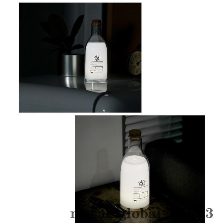 テーブルランプ テーブルライト 卓上ライト USB充電式 卓上照明 間接照明 ミルクボトル型 牛乳瓶 ナイトライト 充電式 インテリア雑貨 インテリア｜masakiglobal-store3｜08