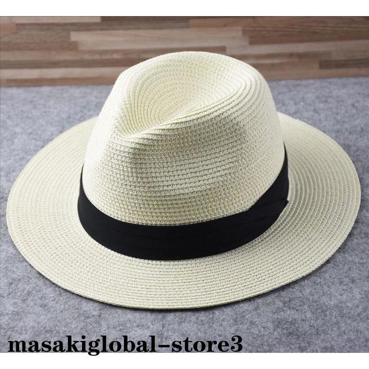 麦わら帽子 メンズ レディース 大きいサイズ ストローハット 折りたためる 父の日 海 夏季 夏物｜masakiglobal-store3｜05