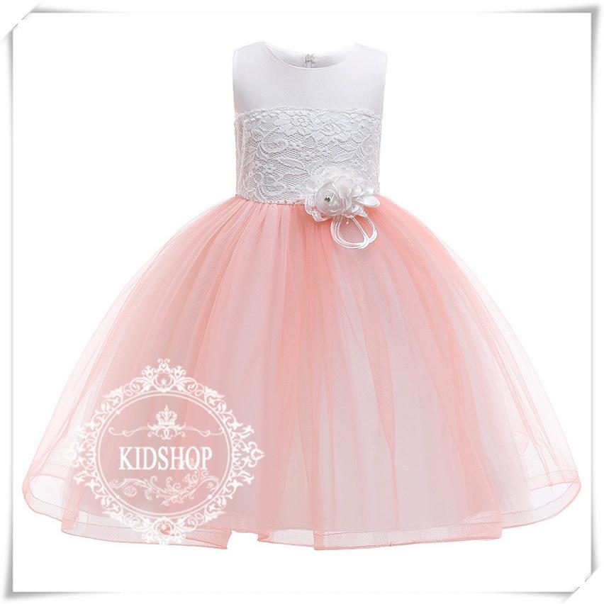 子供ドレスフォーマル格安演奏会発表会結婚式キッズドレスワンピース子供服 女の子フラワーガール花柄 未使用品